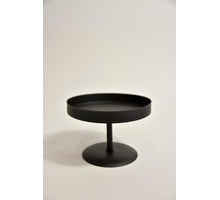 Metal tray round black 14cm for foam cake