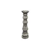 Kerzenständer Lava D14 H50cm steingrau