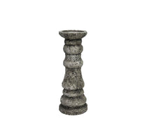 Kerzenständer Lava D11 H30cm steingrau