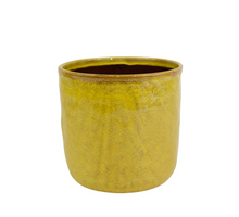 Topf ''Pazy'' Keramik D18 H17cm Gelb