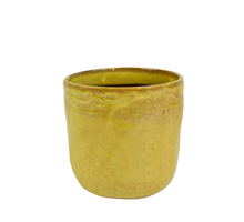 Topf ''Pazy'' Keramik D15 H14cm Gelb