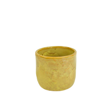 Topf ''Pazy'' Keramik D8.5 H7.5cm Gelb