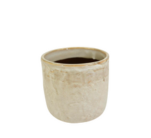 Topf ''Pazy'' Keramik D10 H9cm Off- Weiß