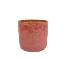 Topf ''Pazy'' Keramik D15 H14cm Rot