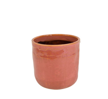 Topf ''Pazy'' Keramik D13 H12cm Rot