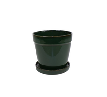Arcey Topf mit Untersetzer D17 H15cm Olive