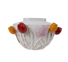 Vaas Tulip Keramiek 32x23x20cm Wit