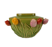 Vaas Tulip Keramiek 36x26x24cm Groen