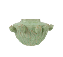 Vaas Tulip Keramiek 32x23x20cm Sage Groen