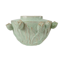 Vaas Tulip Keramiek 36x26x24cm Sage Groen