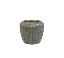 Pot Amilly D24 H21cm Bean Blue
