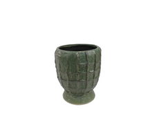 Vaas Troyes op voet D19 H23cm Green
