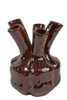 Dinan Keramikvase mit Ausguss, D20 H25cm, Warmrot