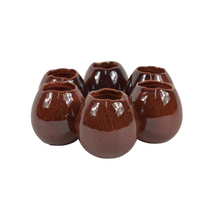 Ringvasen Dinan Keramik D20 H7cm Warmrot