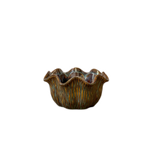 Schaal ''Loire'' Keramiek D18 H9cm Dark Green