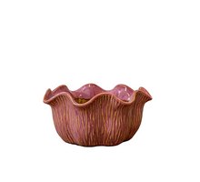 Schaal ''Loire'' Keramiek D22,5 H10cm Cherry