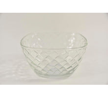 Glasschaal ''Marshall'' vierkant 20x20x11cm helder