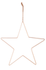 Metallstern Gold D 20 cm