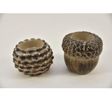 EICHEL/TANNENZAPFEN L KERAMIK 18X12X12 CM SORTIERT