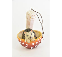 IGEL IN PILZ 7X8X10CM - POLY
