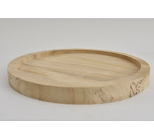 Houten plateau/onderbord naturel 25cm