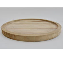Houten plateau/onderbord naturel 33cm