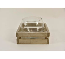 Laterne rund ''Jute'' mit zylindrischem Glas und Griff D11 H11/26,5cm