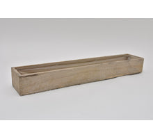 Holztablett 50x9x6cm Grauwäsche