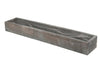 Holztablett 50x9x6cm Grauwäsche