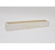 Holztablett 50x9x6cm White-wash