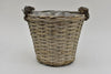 Oorpot Schilfrohr mit Jute Ohren 25x21cm Grau