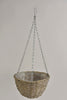 Hanging basket riet Grey wash D20 H12,5cm