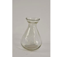 Fles glas AMBON helder D7 H13cm