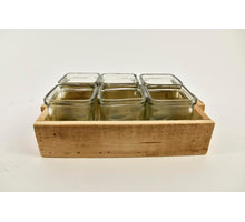 Houten dienblad rechthoek 60x35x5cm met metalen handgrepen naturel