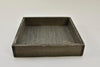 Holztablett quadratisch grau-wash 30x30x4cm