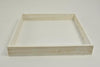 Holztablett Stern weiß-wash 25x25x3cm