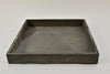 Holztablett Stern grau-wash 25x25x3cm