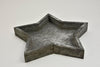 Holztablett Stern grau-wash 40x40x3cm