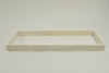 Holztablett Rechteck weiß-wash 60x20x4cm