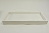 Holztablett/Pflanzgefäß Rechteck weiß-wash 30x9x6cm