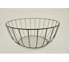 Metallkorb ''Joyce'' rund schwarz D30 H12cm