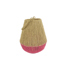Jute Lantaarn Piety Fuchsia/Naturel D20 H24/36cm