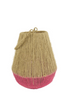 Jutelaterne „Piety“ Fuchsia/Natur D20 H24/36cm