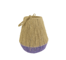Jute Lantaarn Piety Paars/Naturel D20 H24/36cm