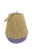 Jutelaterne „Piety“ Lila/Natur D20 H24/36cm