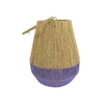 Jute Lantaarn Piety Paars/Naturel D26 H32/49cm