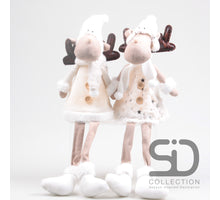 ELAND HÄNGENDE BEINCHEN M/LED ZOE & GUS 16X11X42 CM SORTIMENT - PRO STÜCK