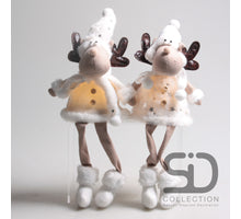 ELAND HÄNGENDE BEINCHEN M/LED ZOE & GUS 15X12X52 CM SORTIMENT - PRO STÜCK