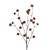Pompom L91cm brown