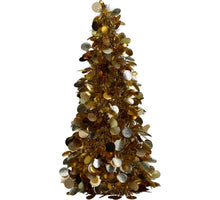 BOOM TINSEL D19 H46CM DONKER GOUD